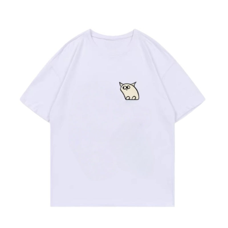 Playful Hand-Drawn Print T-Shirt